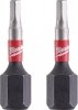 2x Milwaukee Bit Shockwave Hex2,5 25mm IMPACT DUTY